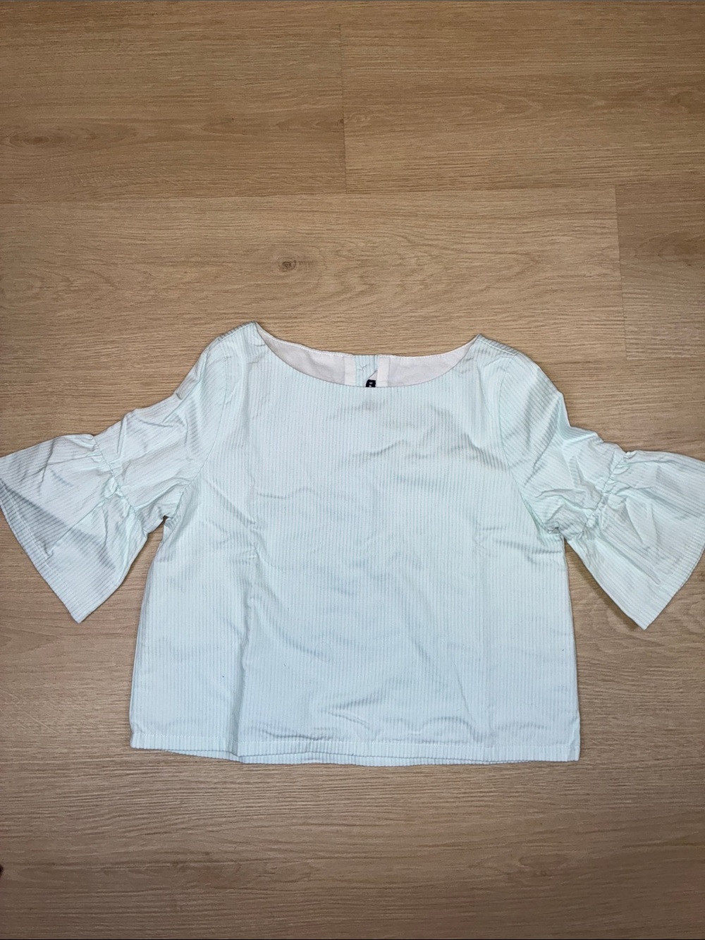 Janie and Jack Mint Green Bell Sleeve Blouse